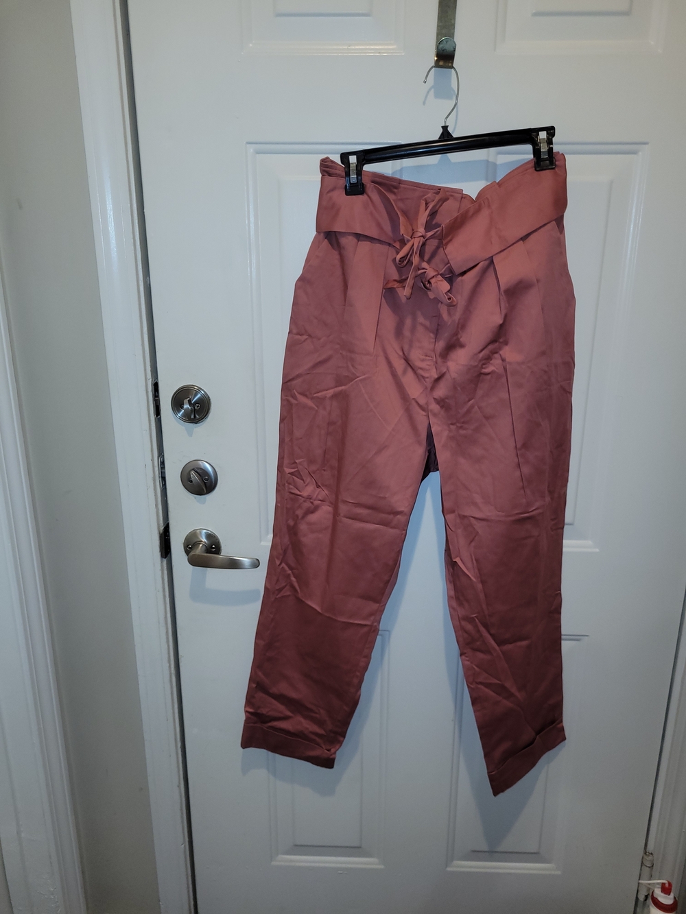 New York & Company Rose-Mauve Cuffed Pants.